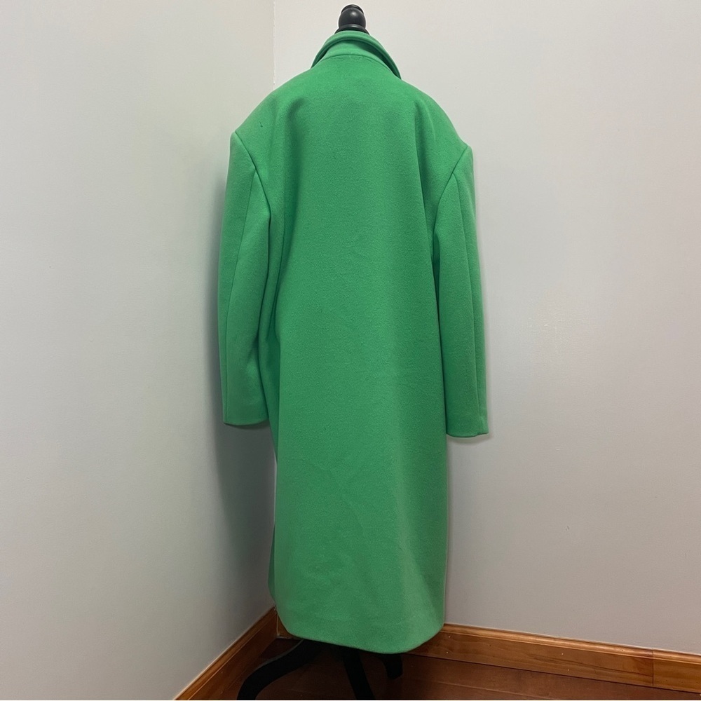 Blanca- The Adeline Coat Green Size Large Oversized Wool Winter Staple Fashion - Picture 11 of 15
